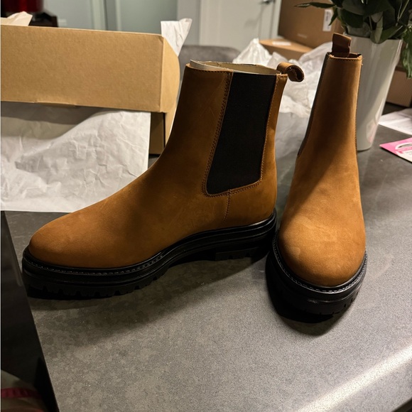 Jenni Kayne Walnut Brooklyn Lug Boot - Picture 3 of 7